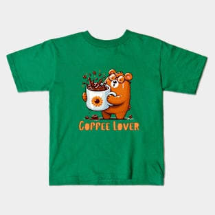 Coffee Bear Kids T-Shirt